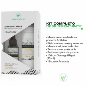 Tratamiento elimina manchas en 7 días