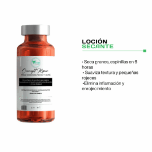 Loción secante antiacné