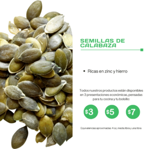 Semilla de calabaza/ sambo