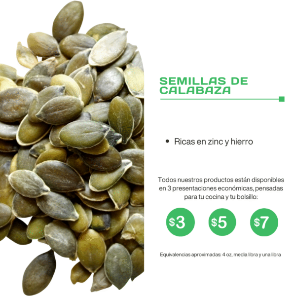 Semilla de calabaza/ sambo